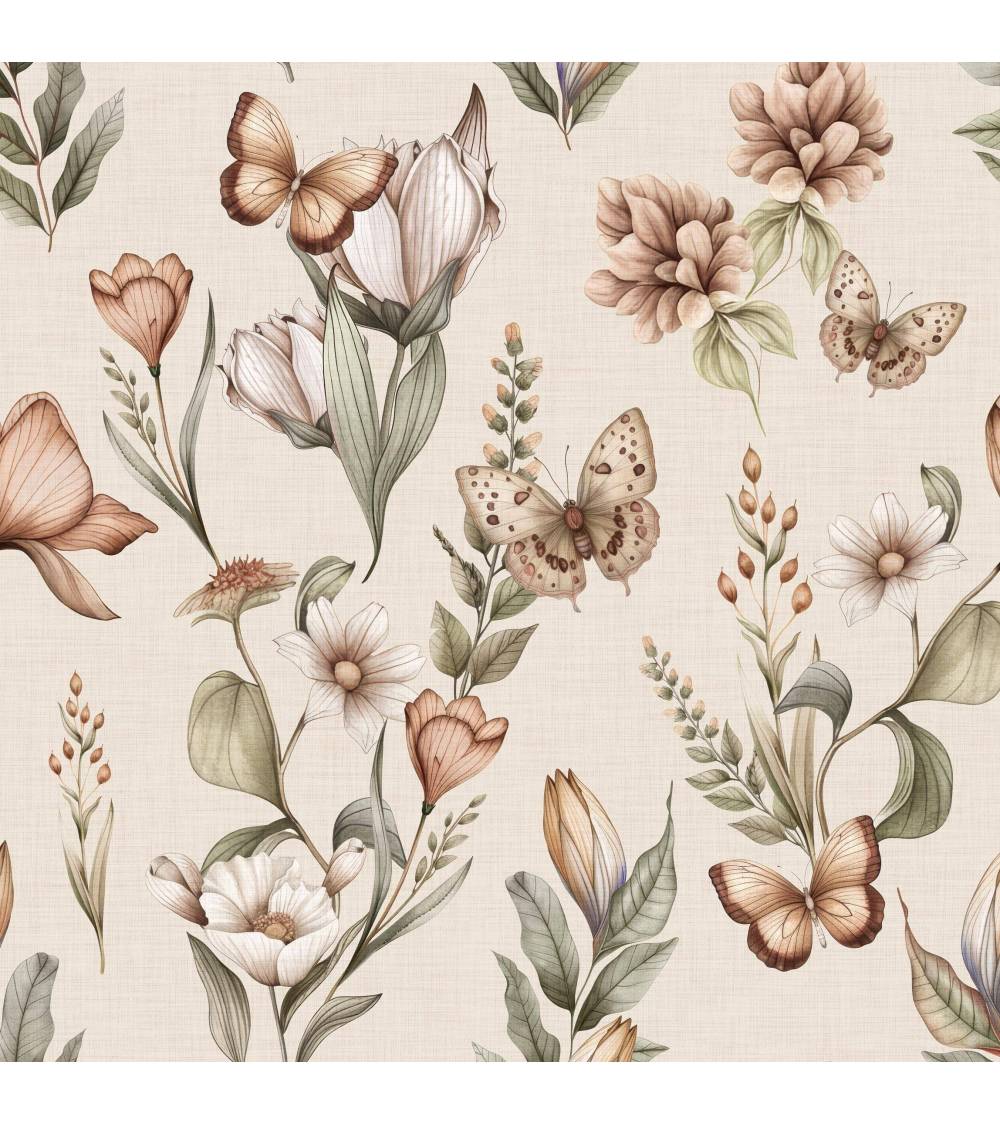 Butterflies & flowers