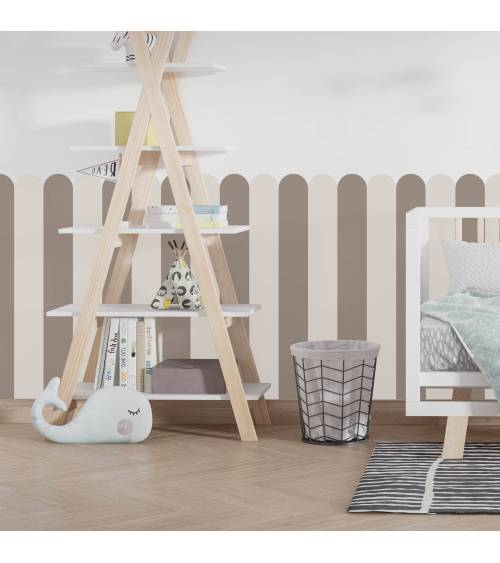 Scallop decal - Hazelnut