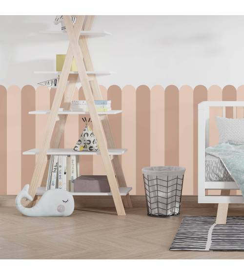 Scallop decal - Cinnamon