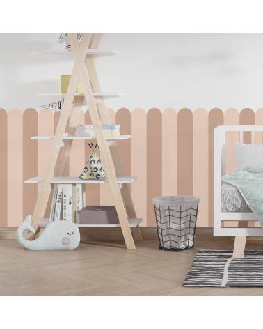 Scallop decal - Cinnamon