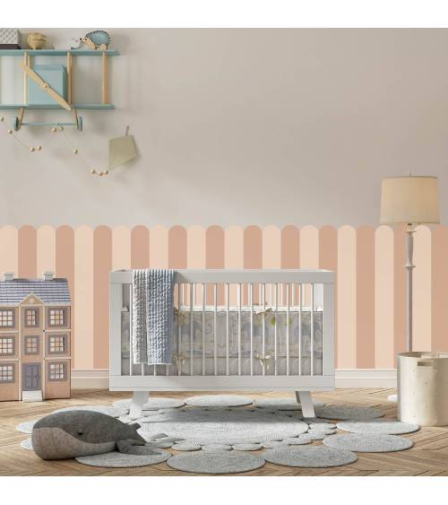 Scallop decal - Cinnamon