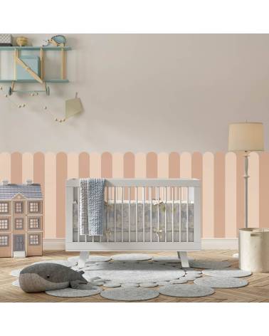 Scallop decal - Cinnamon