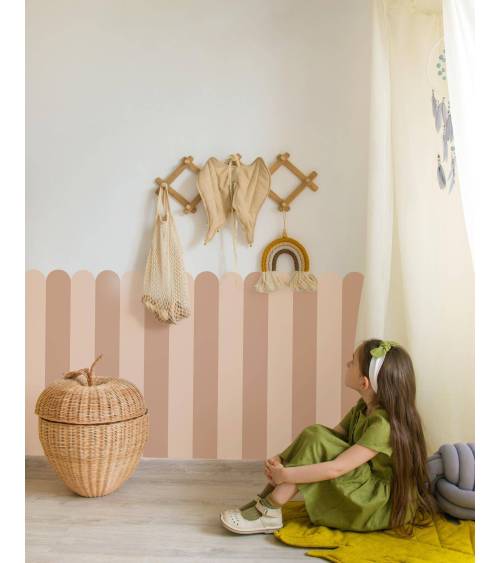 Scallop decal - Cinnamon