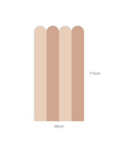 Scallop decal - Cinnamon