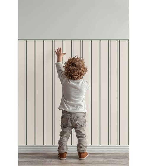 Border Stripes Green