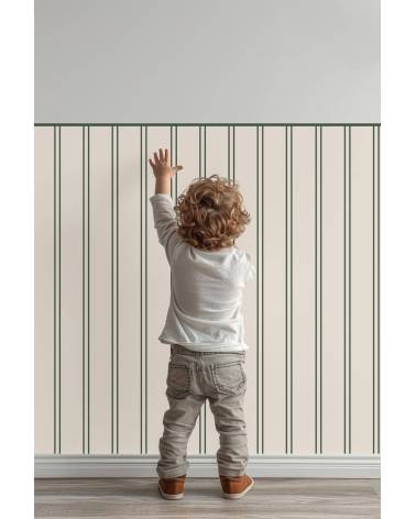 Border Stripes Green