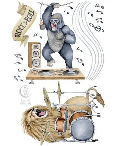 Rock - Zestaw Naklejek 02