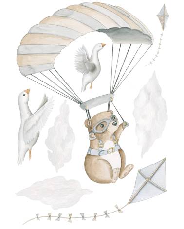 Sky Adventure -  Zestaw Naklejek 01