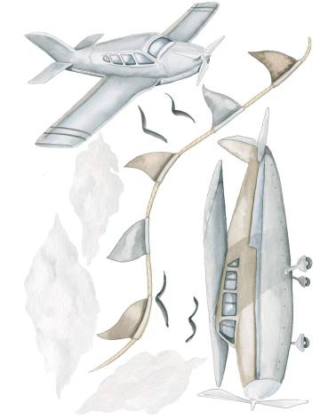 Sky Adventure -  Zestaw Naklejek 02