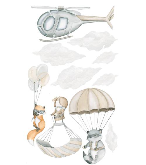 Sky Adventure -  Zestaw Naklejek 03