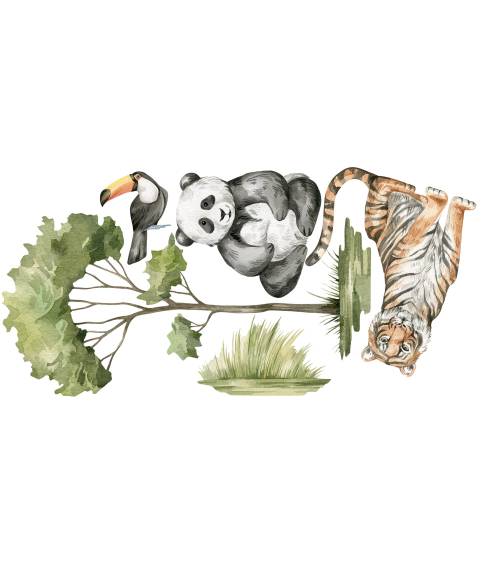 Animals World -  Zestaw Naklejek 02