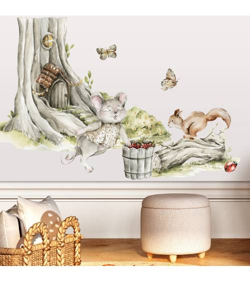 Woodland Play -  Zestaw Naklejek 01