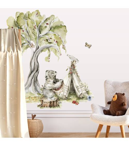 Woodland Play -  Zestaw Naklejek 02