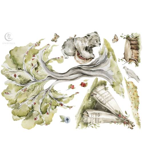 Woodland Play -  Zestaw Naklejek 02