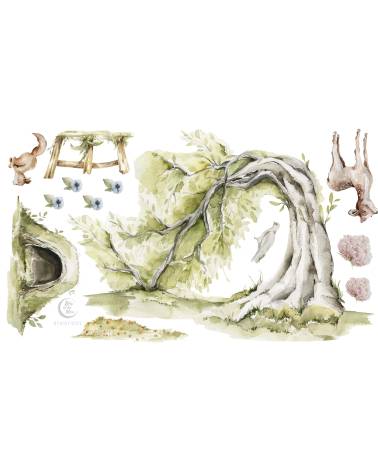 Woodland Play -  Zestaw Naklejek 03