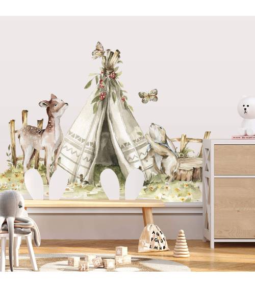 Woodland Play -  Zestaw Naklejek 04