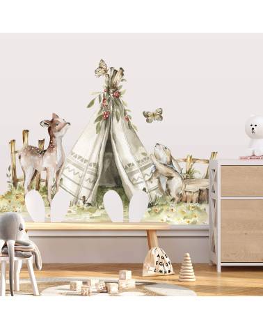 Woodland Play -  Zestaw Naklejek 04