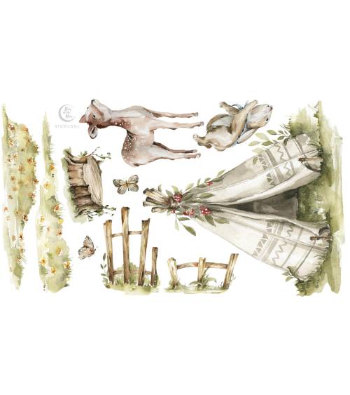 Woodland Play -  Zestaw Naklejek 04