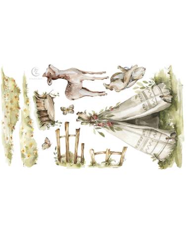 Woodland Play -  Zestaw Naklejek 04