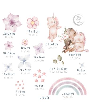 Magical Princess -  Zestaw Naklejek 01