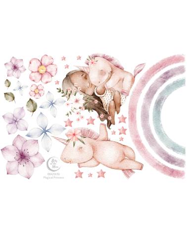 Magical Princess -  Zestaw Naklejek 01