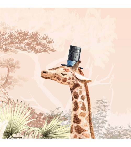 Exotic giraffe 01- Mural